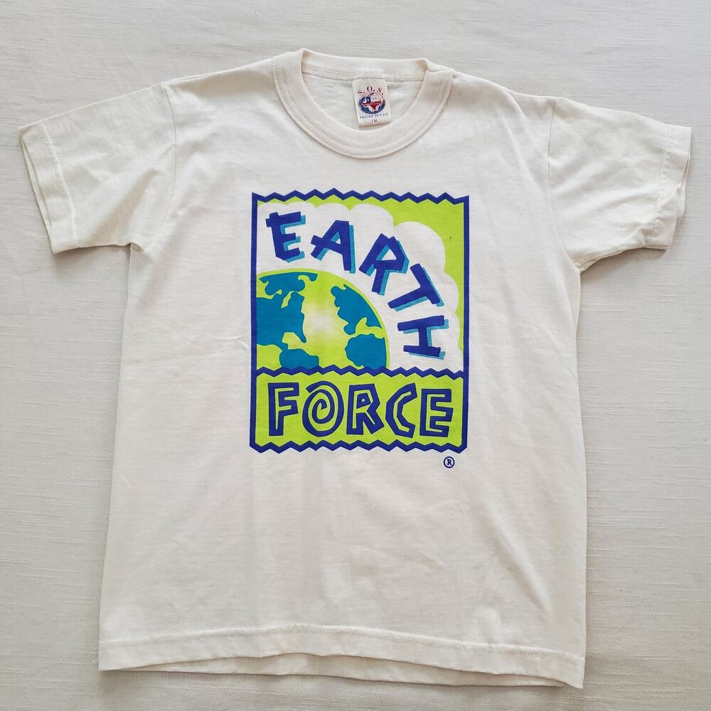 Vintage Earth Force Tee kids 8/10